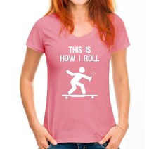 스케이트보드 남자 티셔츠 Eskate electro longboard hoverboard 선물 mrteee(4) tshirt Women t, 13 WoMen Deep pink_03 S