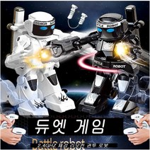 2.4GHZ 체감 리모컨 권투 로봇, 화이트