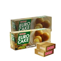 태국과자 유로 커스터드 케이크 유로케이크 박스 144G X 12PACK, 12개