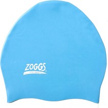 Zoggs 300624-450 - Light Blue Zoggs Easy Fit Silicone Swim Cap, 1