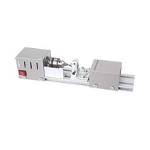 목공 선반 CNC 조각기 미니 탁상 다기능 작업용 공구, 은색 표준 + 고속도강 + 라운더