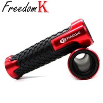 오토바이 바이크 핸들바 크로스바 piaggio beverly 300 mp3 500 medley liberty zip 50 150 125 액세서리 78quot 22mm 그립 그립, 빨간색