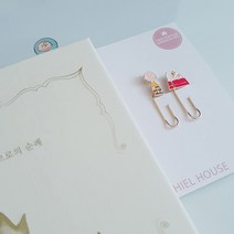 히엘하우스 캐릭터 금속책갈피 북클립 북마크 (스누피 찰리브라운 토이스토리 앨리스 피터펜 테디베어) 선물박스 미포함, 7.루시반펠트