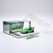 포르쉐 911 JPS PGM 1:64 993 RWB 자동차 모델, 그린 - 일반판