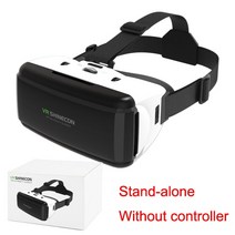 VR 가상현실 VR Shinecon G06 가상 현실 안경 3D 스마트 폰 헤드셋 헬멧 고글 비디오 게임 상자 아이폰 안, 한개옵션1, 01 VR Stand-alone