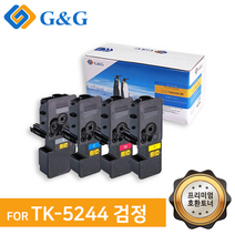 지앤지토너 호환토너 TK-5244 BK검정 ECOSYS M5526cdn, TK-5244 검정 [출력매수 4000매], TK-5244 검정 [출력매수 4000매]