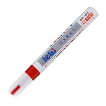 자동차 셀프도색 휠 부분도색 LT1101 화이트 타이어 페인트 마커 펜 방수 영구 바이크 오토바이 트레드용 고무 금속, [03] 빨간, 1개