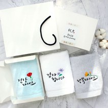 [어메니티타올]추석 명절 기념 수건 30수 170g 1P 선물포장+쇼핑, 색상:라이트그레이|사이즈:단품