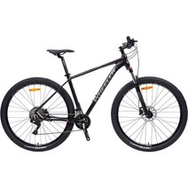휠러 프로빅200 29인치 시마노데오레 고급MTB자전거, 15.5인치 무광블랙, MTB, 완조립