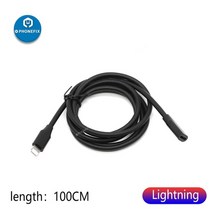 소형 proflir one pro 열화상 카메라 androidtype-clighting Extender 케이블을 찾기 위한 1m 수-암 연장 케이블, 조명