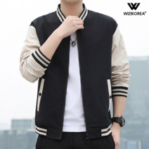 위즈아이 간절기 봄 스타디움 자켓 야구 점퍼 블루종 단체 베이스볼 WI113J