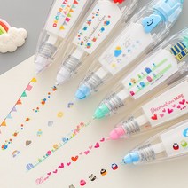 구디푸디 일러스트 데코테이프 데코러쉬 21종, 빨간하트 (DT-20)