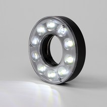 초경량 고휘도 방수라이트 9cm COB LED 10구 캠핑랜턴, 단품, 단품