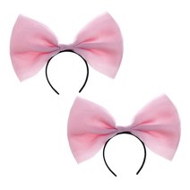 베르트폴 왕리본 머리띠, 2개, 핑크