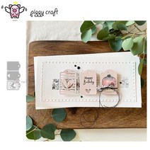모양 틀 다이컷 piggy craft 금속 절단 금형 사랑 태그 장식 스크랩북 종이 공예 칼 금형 블레이드 펀치 스텐실, e-474