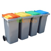 [쿠이]분리수거함(HDPE) (다용도함240L/일반형)~22352EA+V fyhfyh*2853985XF, 노랑_종이팩류