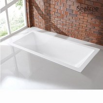 [씨트리] 직사각 매립형 욕조 ST-6722Q (1200mm), 단품