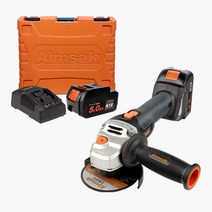 아임삭 BL18G605 충전 그라인더 핸드 무선 18V5.0Ah 배터리2개세트