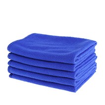 5 개 PCS 소프트 흡수제 세면기 자동차 자동 관리 마이크로 화이버 청소 타월, 파란색