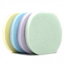 해면 두께 15mm 7mm 스폰지 15T 클렌징도구 화장소품 세안 스펀지, 색상랜덤_7mm