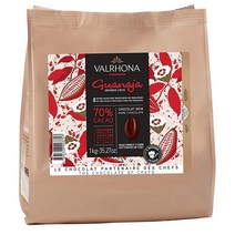 발로나 과나하 초콜릿 커버춰 다크 초코칩 중탕 만들기 1KG 70% 프랑스 Valrhona Feves Guanaja