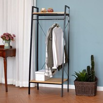 모던 심플 선반 행거, 블랙