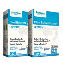 Jarrow 자로우 아이디얼 보웰 서포트 LP299V 100억 유산균 30정 베지캡슐, 2개