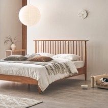 핀란디아 마틴 원목 퀸침대Q **깔판까지 원목 사용한 제대로 만든 침대**, 오크