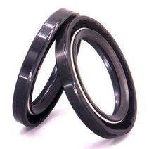 블랙 ID 50-75mm TC/FB/TG4 스켈레톤 오일 씰 링 NBR 더블 립 개스킷 회전 샤프트용, 19 52x72x12mm 1Pcs