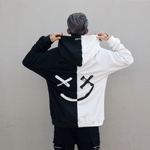 오버핏후드티 하프 2color
