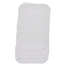 개성 퀼트 공예 가죽 레이블 DIY 수제 청바지 가방 액세서리 재료24 개, 03 White