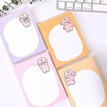 기타 바보사랑[랄라예나](4종세트) 뚠뚠토리의 오늘하루 메모 떡메모지 떡메