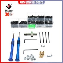 WLtoys 12423 지널 예비 부품 RC 자동차 스크류 베어링 세트 락너트 스티어링 기어 모터 전면 차동 CVD 축, 37 Screw kit