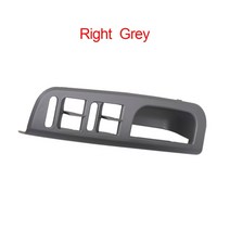 자동차 인테리어 도어 패널 윈도우 스위치 컨트롤 베젤 트림 폭스 바겐 파사트 B5 제타 보라 골프 Mk4 3 색, Right grey