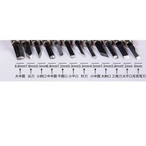 터닝툴DIY 상세한 손 도구 나무 조각 핸드 치즐 나이프 1 개 CNC 목공 라우터 마킹 기계 세트 가우징, 02 Typy 2 - 1PCS