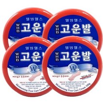 WHB 웰빙헬스 고운발--풋케어크림 풋크림, 4개, 1개