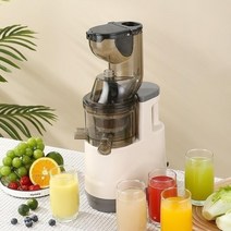 대용량 과일 통째로 착즙기 원액기 녹즙기 믹서기 과즙 짜는기구 주스 분리 가정용, 크림