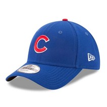 New Era MLB Road The League 9FORTY 조절 가능한 캡 4643216288, Chicago Cubs Blue