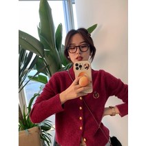 패션 아이템 알파카 자수 스웨터 가디건 코트 여성 겨울 디자인 긴 소매 니트 탑