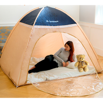 씨에카 난방 텐트 원터치 소형 중형 대형, 중_베이지 (180*200)