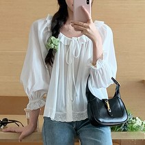 대박난박양 러블리 셔링 블라우스