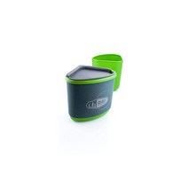 GSI Outdoors 구르메 네스팅 머그 + 그릇 세트 그린
