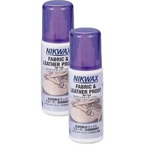 Nikwax Fabric & Leather Proof 닉왁스 직물 앤 가죽 방수 스프레이 125ml 2팩