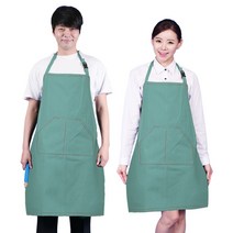 바리스타 커피 카페 패스트푸드 앞치마 AE58, M, AE58 하트청지