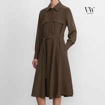 VW베라왕 VW베라왕 22FW 크레이프 A라인 원피스