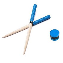 타이코 마스터 마이바치 교체 그립 드럼 스틱 2개/세트 테이프 1개 첨부 (보라색), 블루