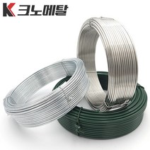 아연 스텐레스 PVC코팅 철사 500g 철선 백선 스테인리스 와이어 에폭시 코팅선 묶음 결속, 스테인리스철사[연선] 500g, 1.5mm-35미터