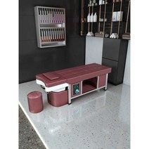 물리치료 물침대 한의원 경락 왁싱 테라피 왁싱 샴푸, 화이트 + 세라믹 세면대 + 훈증