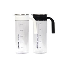 트라이탄 냉장고물병 물통 보틀 가게용 가정용 물병 1.8L, 블랙