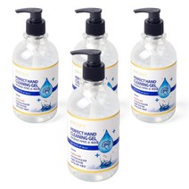 에바끌레르 손세정제 대용량, 4개, 500ml